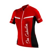 Mireya short sleeve jersey high risk red/white XL
