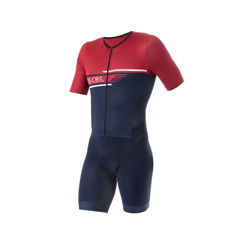 Triathlon Suit red wine-dark blue S