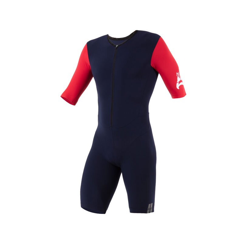 Triathlon Suit High Compression, darkblue-red