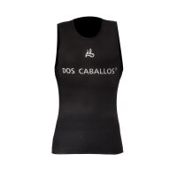 Dos Caballos Mesh short sleeve baselayer black. Highest comfort