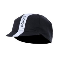 Dos Caballos racing cap classic black white. Perfect protection and style