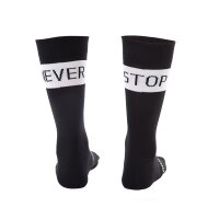 NEVER STOP socks 3-pack black/white