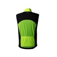 Endurance wind vest men black/neon