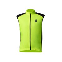 Endurance wind vest women black/ neon