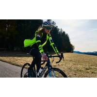 Endurance winter cycling shorts women black/peach XXL