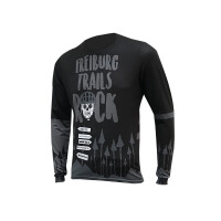 Freiburg Totenkopf Langarm Bike Shirt black/grey S