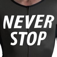 Never Stop short sleeve jersey black/ white