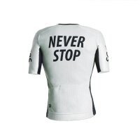 Never Stop short sleeve jersey white/ black
