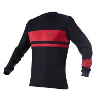 Adventure Langarm Bike Shirt schwarz/ rot black/ red XS