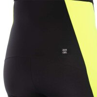Advance Winter- Trägerradhose double layer ohne Pad schwarz/ neon gelb