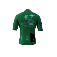 DCCC Cycling Club Kurzarm Radtrikot Herren dark green