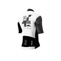 DCCC Cycling Club Short sleeve jersey white/ black