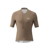 DOS Brand Line Short Sleeve Jersey Men coffee brown