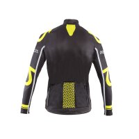 Kallisto long sleeve jersey black/flou yellow 3XL